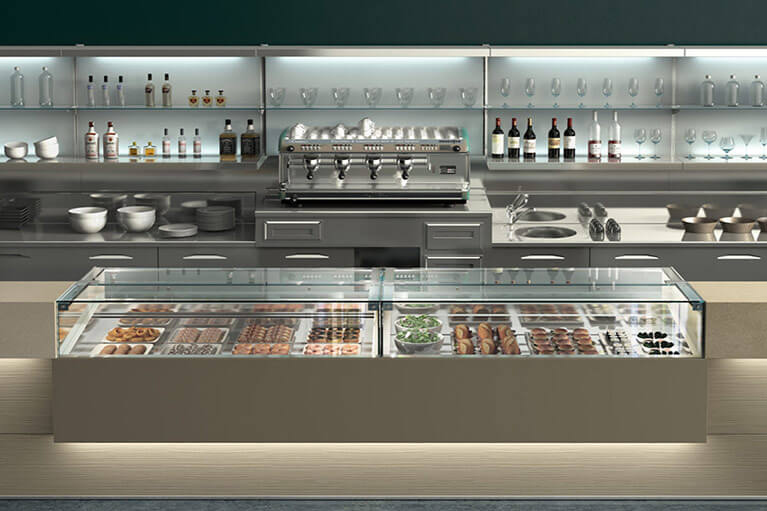 6040 - Pastry Display Case - Cake Showcase