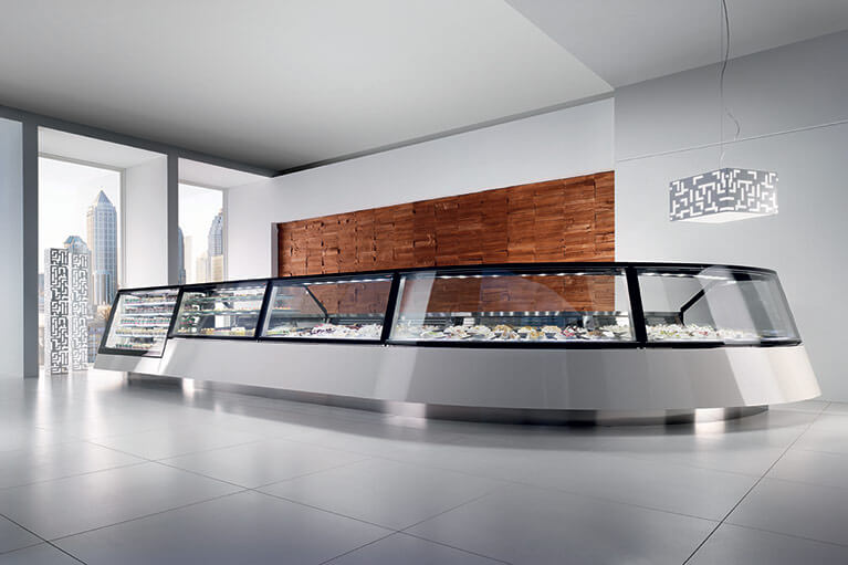 Mya - Ice Cream and Gelato Dipping Cabinet Mya Display Case