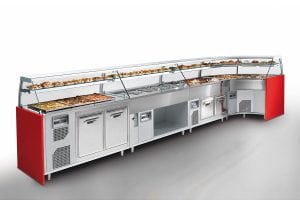 Ciam Flat Gelato Display Case