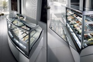Open Pastry Display Case