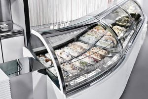 Space Gelato Display Case Closed