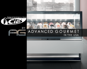 Ciam Gelato and Ice Cream Display Case