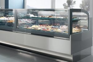 Ice Queen Pastry Display Case Deli Showcase