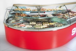900 Pastry Display Case Bread Showcase