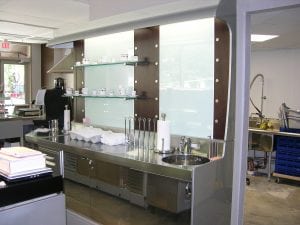 Back Bar Cabinetry - Chocolate Pink