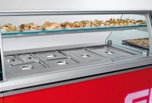 Flat - Bain Marie Display Case