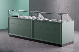 Flat - Pastry & Bain Marie Heated Display Case