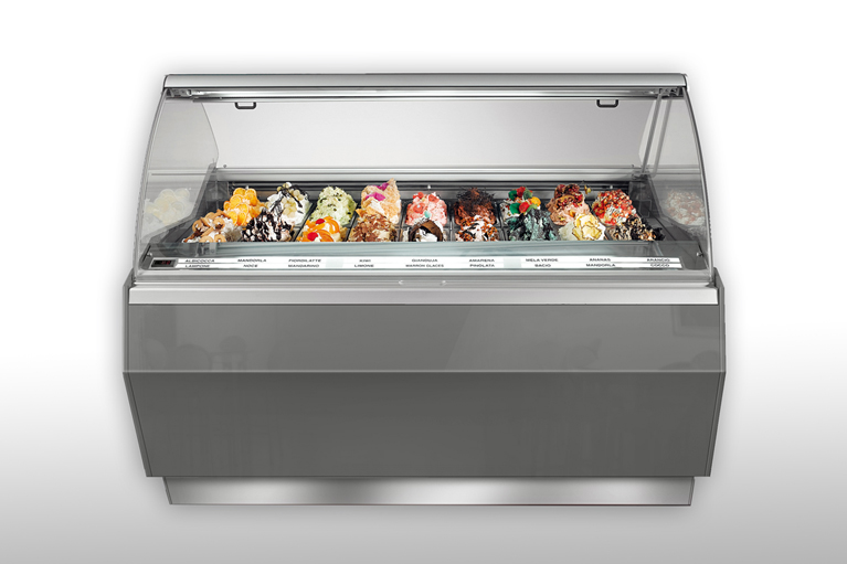 Amika - Ice Cream and Gelato Display Case Amika - Display Case / Dipping Cabinet