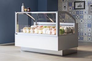 Gelato / Ice Cream Display Case by Ciam